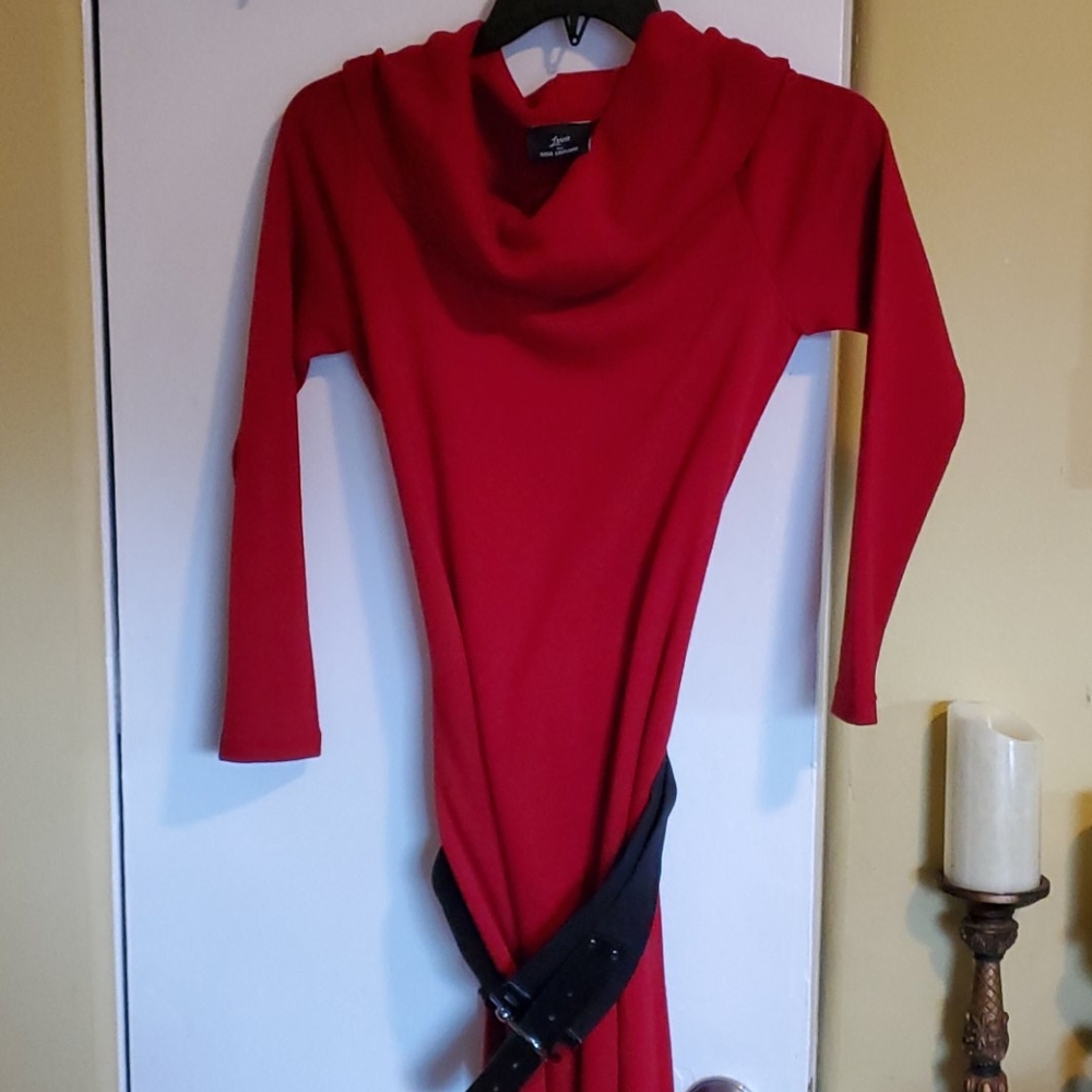 A red dress